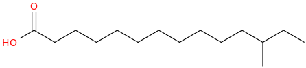 Tetradecanoic acid, 12 methyl 